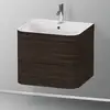 Image de Duravit Happy D.2 Meuble avec vasque, 2 tiroirs, HP4635O6969, c-bonded