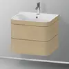 Image de Duravit Happy D.2 Meuble avec vasque, 2 tiroirs, HP4635O7171, c-bonded