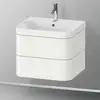 Image de Duravit Happy D.2 Meuble avec vasque, 2 tiroirs, HP4635O3636, c-bonded