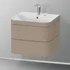 Image de Duravit Happy D.2 Meuble avec vasque, 2 tiroirs, HP4635E7575, c-bonded