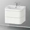 Image de Duravit Happy D.2 Meuble avec vasque, 2 tiroirs, HP4635E3636, c-bonded