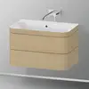 Image de Duravit Happy D.2 Meuble avec vasque, 2 tiroirs, HP4637N7171, c-bonded