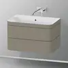Image de Duravit Happy D.2 Meuble avec vasque, 2 tiroirs, HP4637N9292, c-bonded