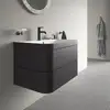 Image de Duravit Happy D.2 Meuble avec vasque, 2 tiroirs, HP4637O8080, c-bonded