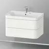 Image de Duravit Happy D.2 Meuble avec vasque, 2 tiroirs, HP4637E3636, c-bonded