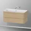 Image de Duravit Happy D.2 Meuble avec vasque, 2 tiroirs, HP4638N7171, c-bonded