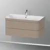 Image de Duravit Happy D.2 Meuble avec vasque, 2 tiroirs, HP4638O7575, c-bonded