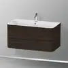 Image de Duravit Happy D.2 Meuble avec vasque, 2 tiroirs, HP4638O6969, c-bonded