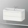 Image de Duravit Happy D.2 Meuble avec vasque, 2 tiroirs, HP4638E3636, c-bonded