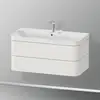 Image de Duravit Happy D.2 Meuble avec vasque, 2 tiroirs, HP4638E3939, c-bonded