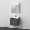 Image de Duravit ME by Starck Vasque avec meuble XBase et armoire de toilette, XB0075L4949,