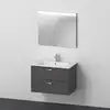 Image de Duravit ME by Starck Vasque avec meuble XBase et miroir, XB007104949,