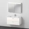 Image de Duravit ME by Starck Vasque avec meuble XBase et armoire de toilette, XB007704545,