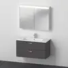 Image de Duravit ME by Starck Vasque avec meuble XBase et armoire de toilette, XB007704949,