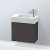 Image de Duravit L-Cube Meuble sous-vasque, 1 porte, LC6246R8080,