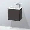 Image de Duravit L-Cube Meuble sous-vasque, 1 porte, LC6272L8080,