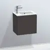 Image de Duravit L-Cube Meuble sous-vasque, 1 porte, LC6272R8080,