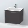 Image de Duravit L-Cube Meuble avec vasque Vero Air, 1 tiroir, LC6916O8080,