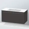 Image de Duravit L-Cube Meuble avec vasque Vero Air, 1 tiroir, LC6918N8080,