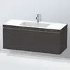 Image de Duravit L-Cube Meuble avec vasque Vero Air, 1 tiroir, LC6919O8080,