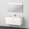 Image de Duravit ME by Starck Vasque avec meuble XBase et miroir, XB007304545,