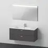 Image de Duravit ME by Starck Vasque avec meuble XBase et miroir, XB007304949,