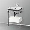 Image de Duravit Happy D.2 Lavabo avec support, 1 tiroir, HP4740N2222, c-bonded