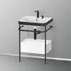 Image de Duravit Happy D.2 Lavabo avec support, 1 tiroir, HP4740E2222, c-bonded