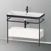 Image de Duravit Happy D.2 Lavabo avec support, 1 tiroir, HP4743O2222, c-bonded