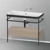 Image de Duravit Happy D.2 Lavabo avec support, 1 tiroir, HP4743N7575, c-bonded