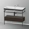 Image de Duravit Happy D.2 Lavabo avec support, 1 tiroir, HP4743N6969, c-bonded