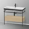 Image de Duravit Happy D.2 Lavabo avec support, 1 tiroir, HP4743O7171, c-bonded