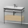 Image de Duravit Happy D.2 Lavabo avec support, 1 tiroir, HP4743E7171, c-bonded