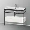 Image de Duravit Happy D.2 Lavabo avec support, 1 tiroir, HP4743E3939, c-bonded