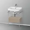 Image de Duravit Happy D.2 Lavabo avec support, 1 tiroir, HP4840O7575, c-shaped