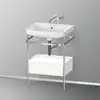 Image de Duravit Happy D.2 Lavabo avec support, 1 tiroir, HP4840N3636, c-shaped