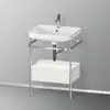 Image de Duravit Happy D.2 Lavabo avec support, 1 tiroir, HP4840O3939, c-shaped