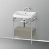 Image de Duravit Happy D.2 Lavabo avec support, 1 tiroir, HP4840N9292, c-shaped