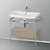 Image de Duravit Happy D.2 Lavabo avec support, 1 tiroir, HP4842O7575, c-shaped