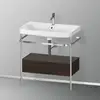 Image de Duravit Happy D.2 Lavabo avec support, 1 tiroir, HP4842O6969, c-shaped