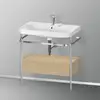 Image de Duravit Happy D.2 Lavabo avec support, 1 tiroir, HP4842E7171, c-shaped