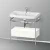 Image de Duravit Happy D.2 Lavabo avec support, 1 tiroir, HP4842E3636, c-shaped