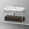Image de Duravit Happy D.2 Lavabo avec support, 1 tiroir, HP4843N6969, c-shaped