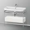 Image de Duravit Happy D.2 Lavabo avec support, 1 tiroir, HP4843O3939, c-shaped