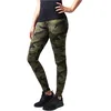 Image de Long Imprimé Camouflage pour Femme et Jeune Fille, Collant Stretch, Taille Haute, Leggings de Sport, Yoga, Zumba
