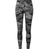 Image de Urban Classics Femme Urban Classics Ã â ¬ Rayures pour Femme Leggings, Multicolore (Camouflage FoncÃ  Noir 00840), M EU