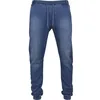Image de Urban Classics Knitted Denim Joggpants Homme Bas de survêtement Bleu S