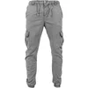 Image de Pantalon de Jogging Cargo, Pantalon de sport 100% Coton Jersey, Chevilles élastiquées, Cordon à la Taille