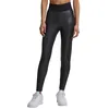 Image de Urban Classics Leggings Simili Cuir Taille Haute Femme Legging Noir XXL 91% Polyester, 9% Élasthanne