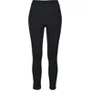 Image de Urban Classics Leggings Bandes Dentelle Femme Legging Noir M 95% Coton, 5% Élasthanne